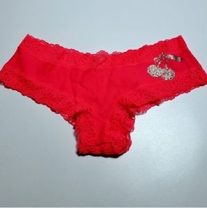 VS PINK PANTIES CHEEKSTER LACE